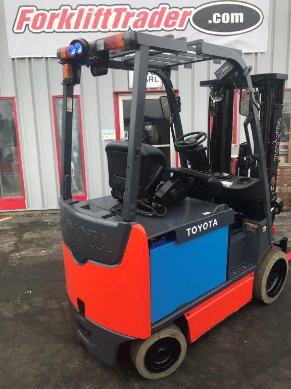 189" lift height 2015 orange toyota forklift for sale 189" lift height 2015 orange toyota forklift for sale